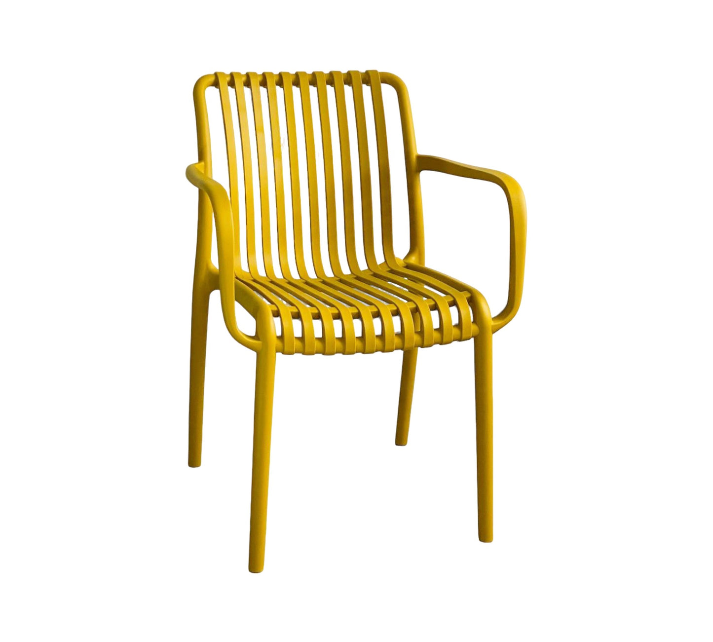 Silla Bistro Tráfico Pesado E Interiores En Pp Con Brazo