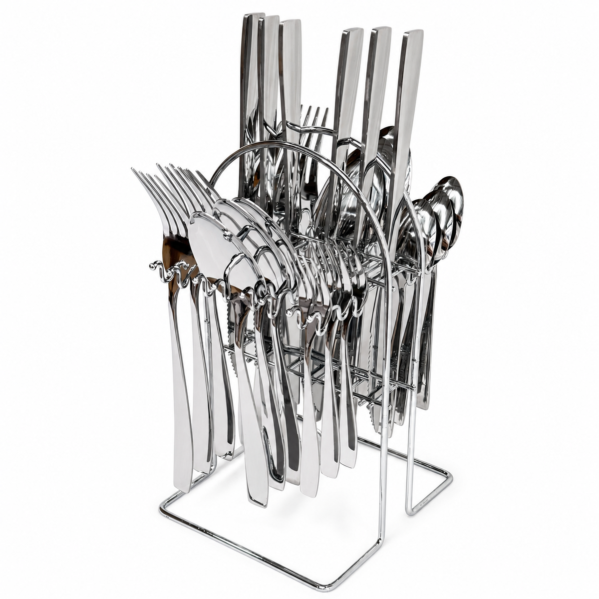 Comedor Rectangular de 4 Puestos con Sillas Mariposa y Set de Cubiertos Gratis