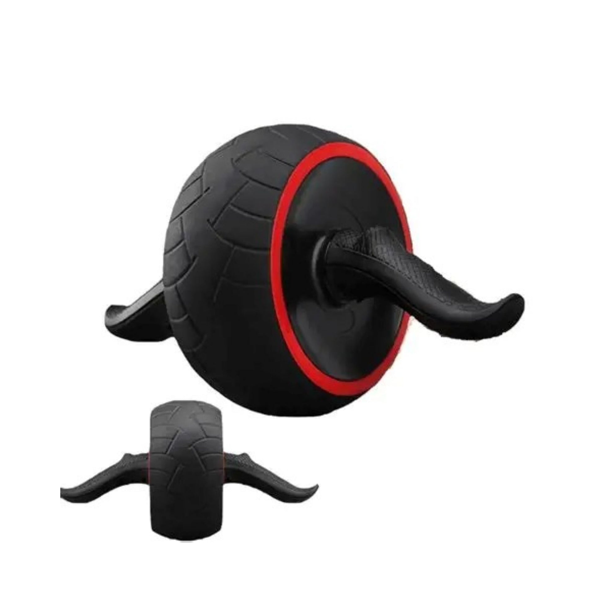 Rueda abdominal compacta para ejercicio de core, brazos y abdomen