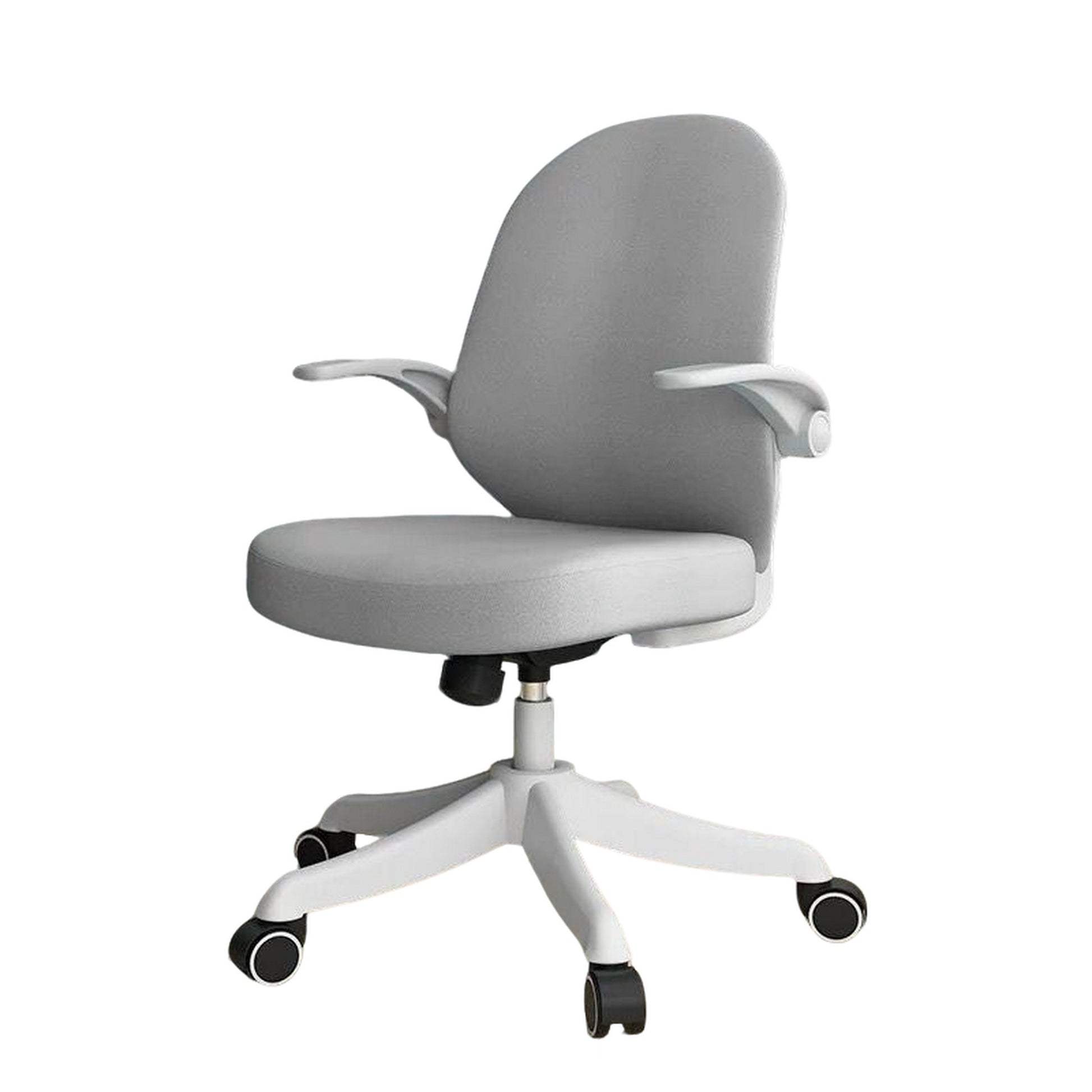 Silla de oficina para niños negra con ruedas para estudio en casa