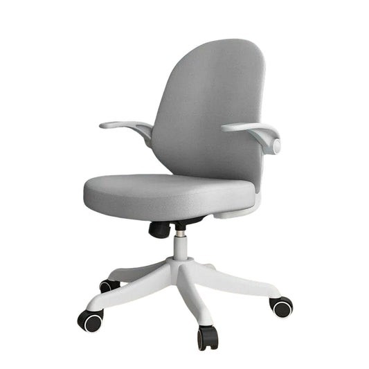 Silla de oficina para niños negra con ruedas para estudio en casa