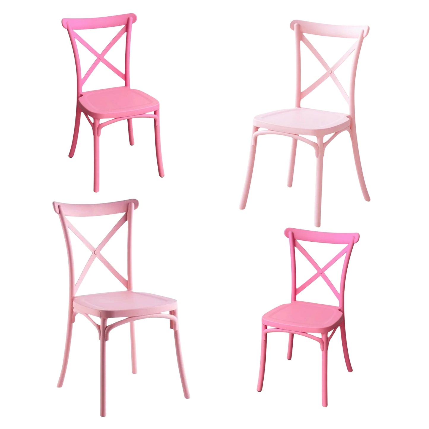 Silla Tipo Crossback En Polipropileno Para Niños