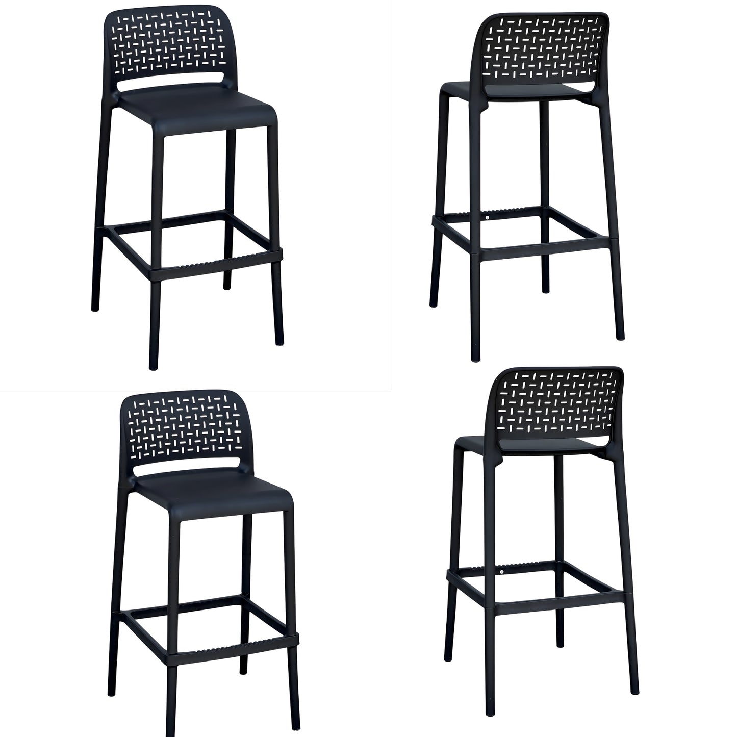 Butaco Alto Con Respaldo Calado