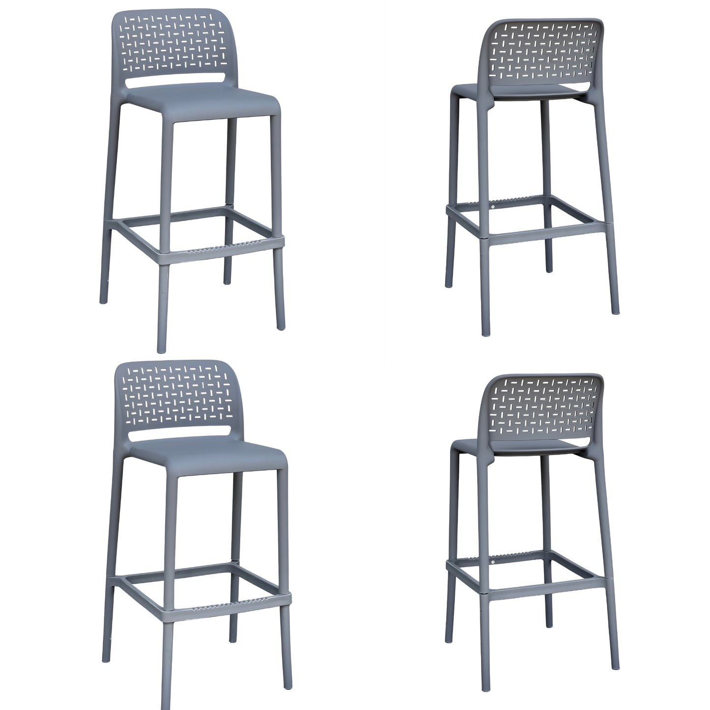 Butaco Alto Con Respaldo Calado