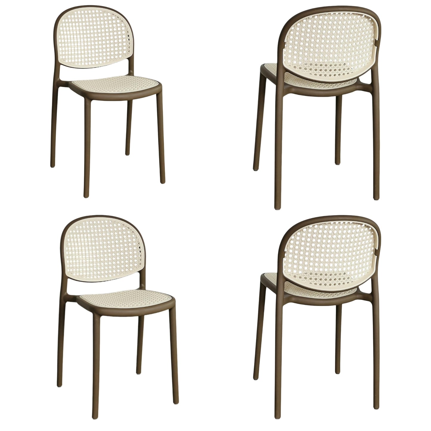 Silla Verano En Polipropileno Tipo Mimbre