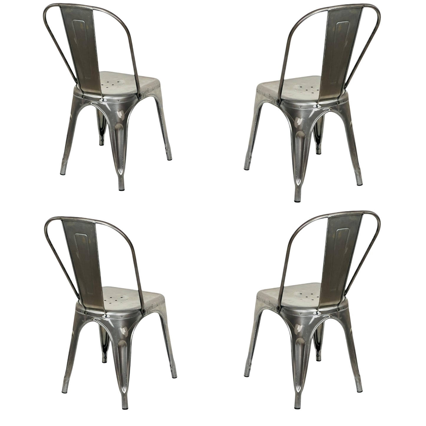 Silla Metálica Industrial Tolix Sin Pintar