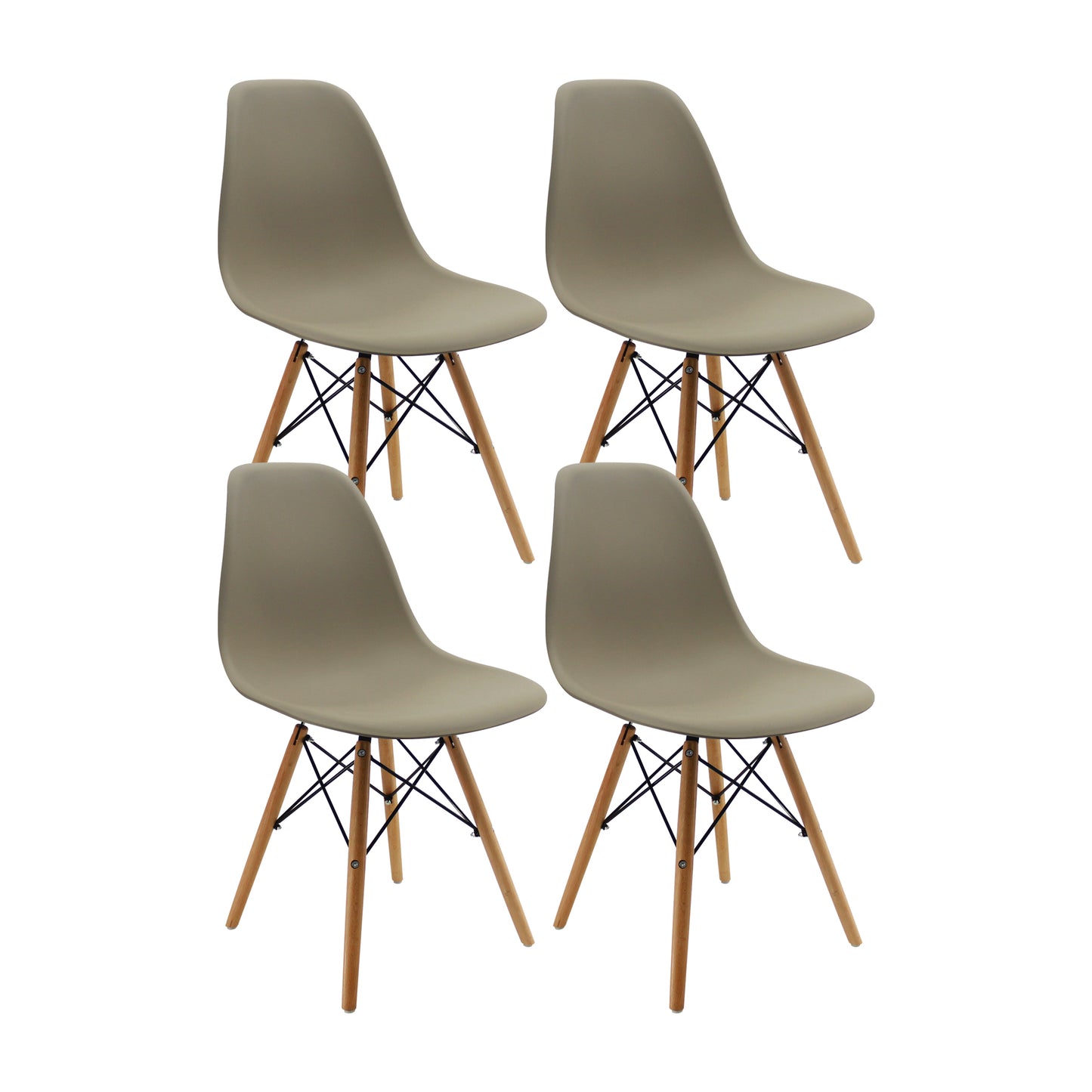 Silla Eames De Diseño Clásica
