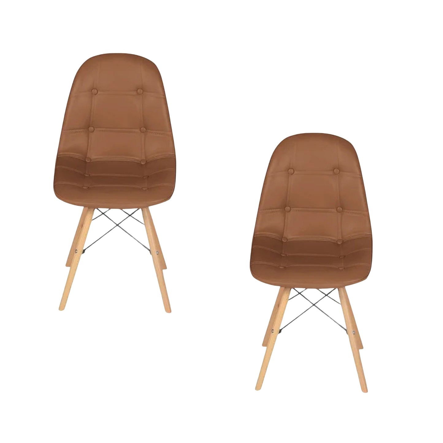 Silla De Diseño Eames Con Botones