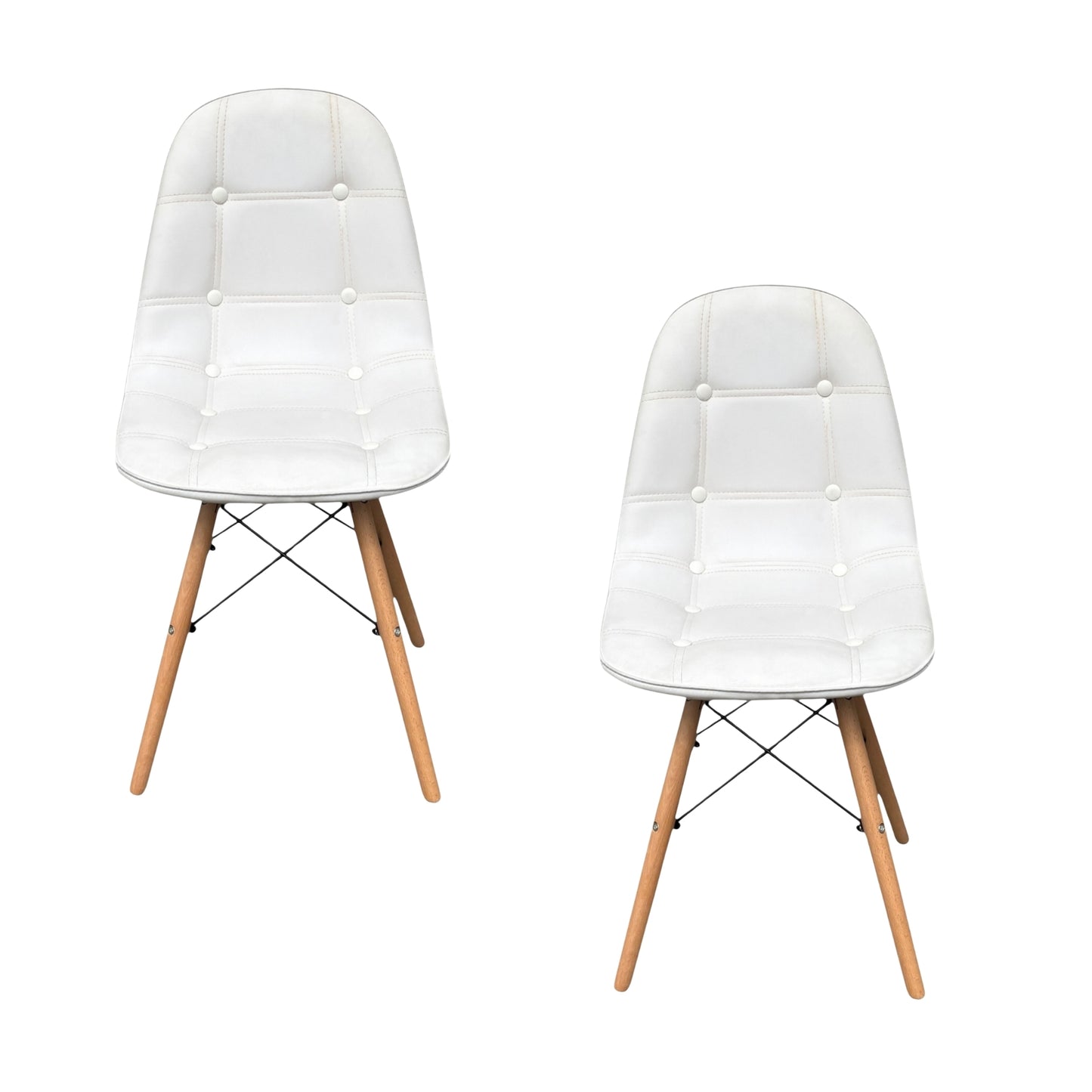 Silla De Diseño Eames Con Botones