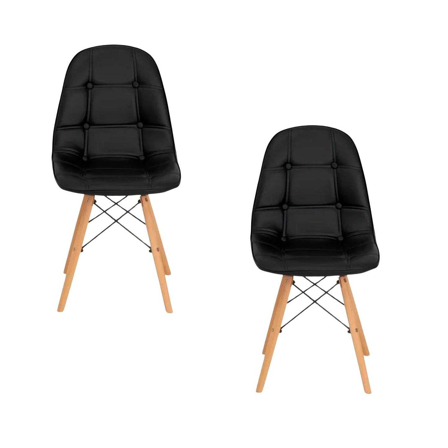 Silla De Diseño Eames Con Botones
