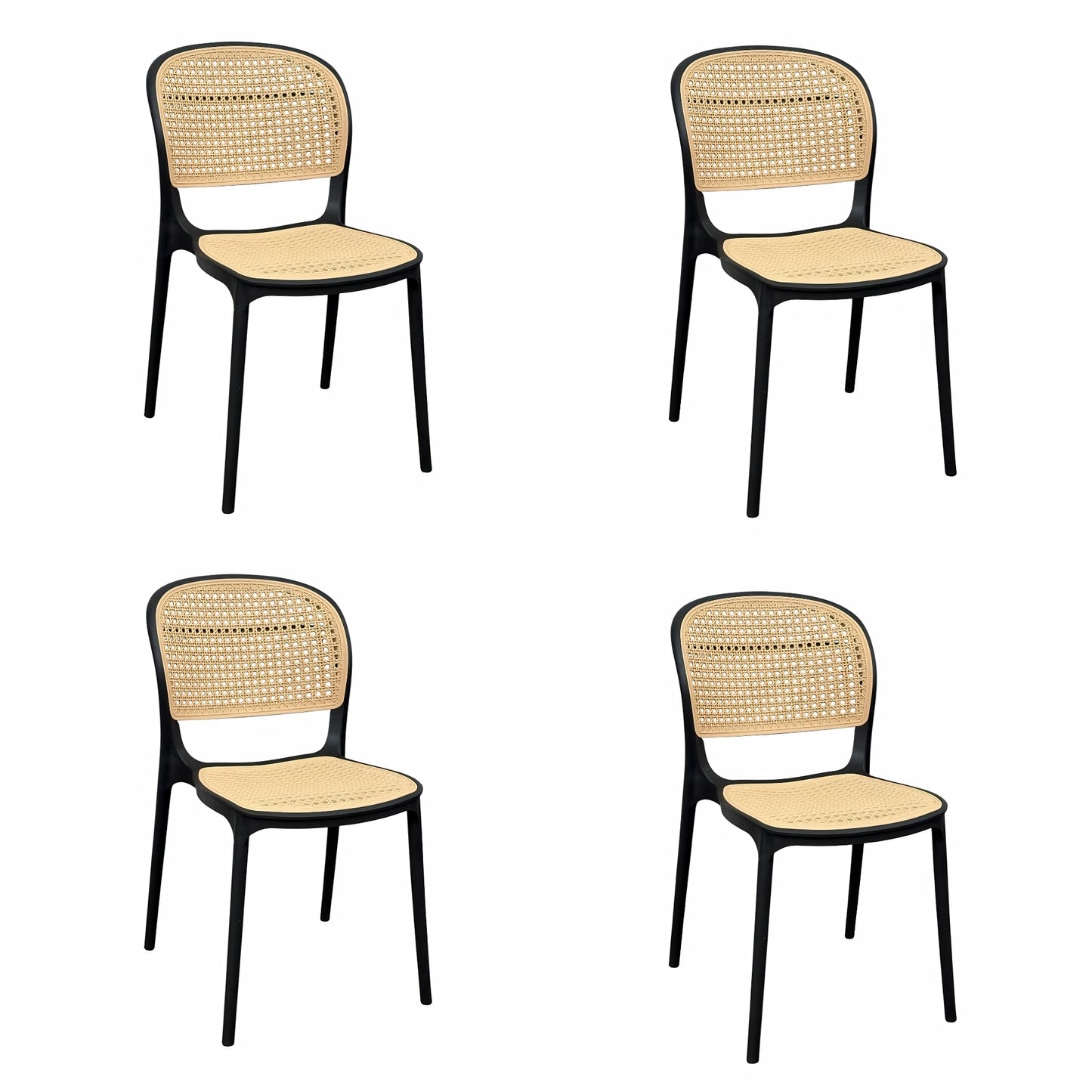 Silla Solea en polipropileno con brazos para hogar, negocio y espacios exteriores