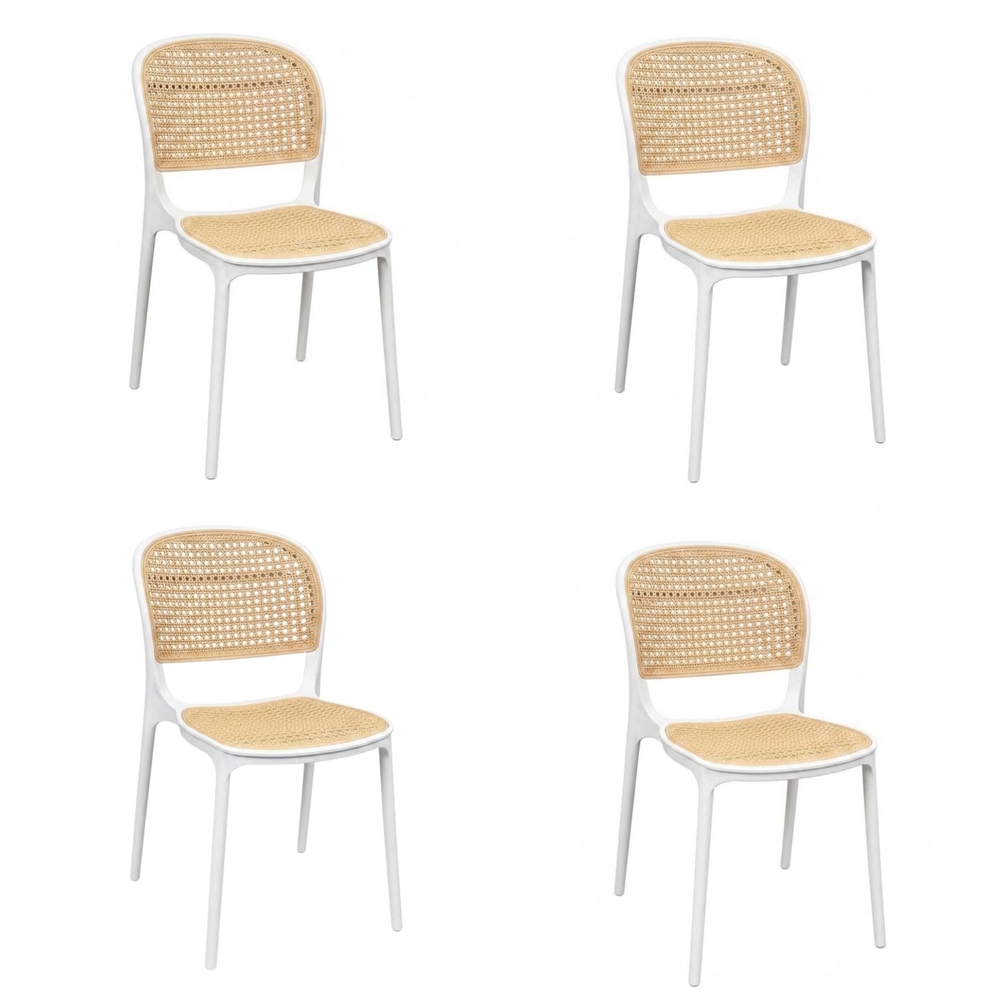 Silla Solea en polipropileno con brazos para hogar, negocio y espacios exteriores