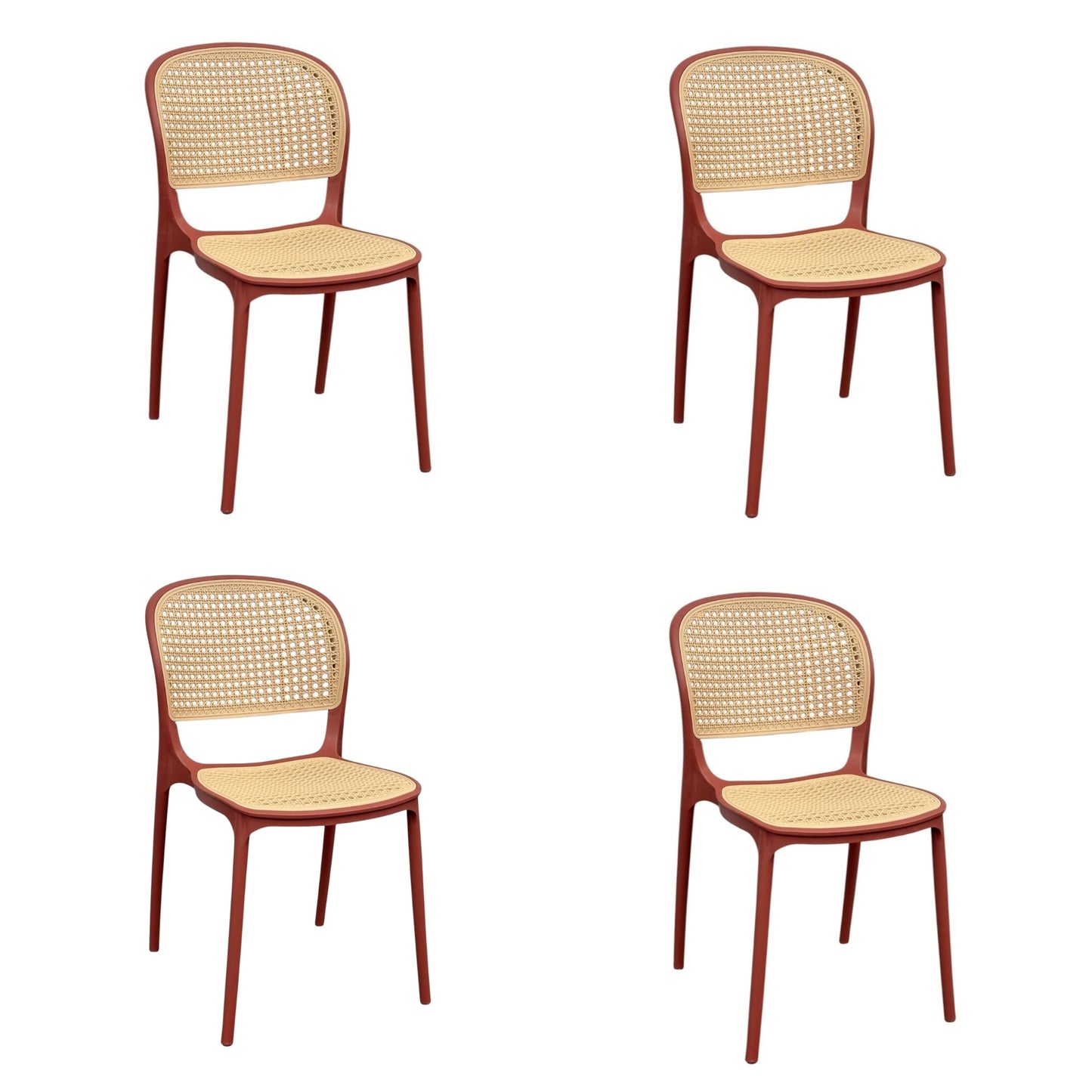 Silla Solea en polipropileno con brazos para hogar, negocio y espacios exteriores