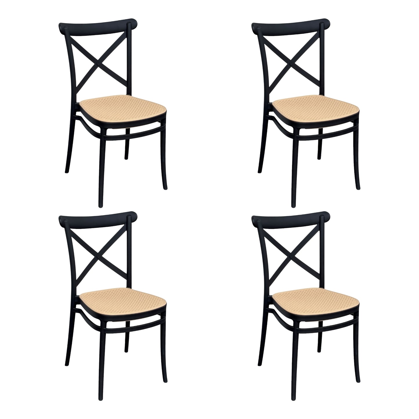 Silla Crossback Alis Tipo Mimbre