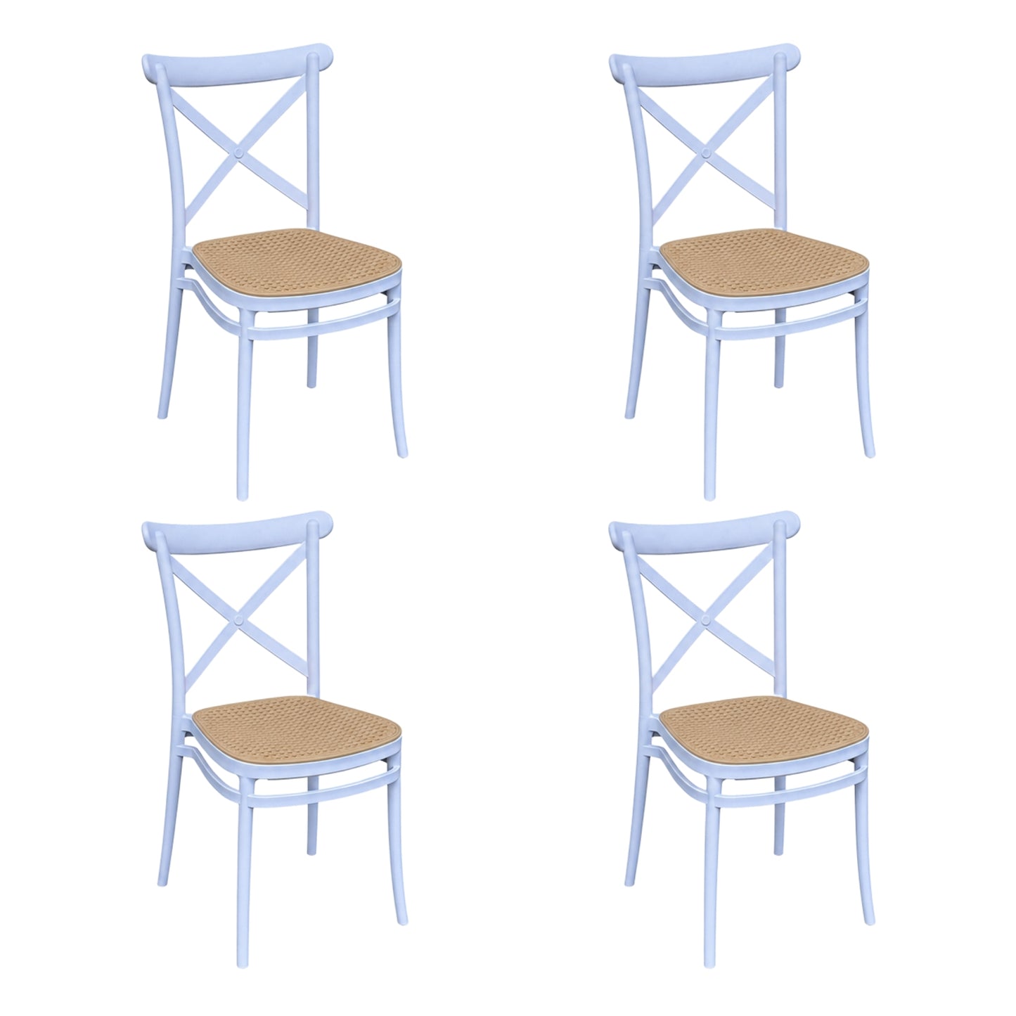 Silla Crossback Alis Tipo Mimbre