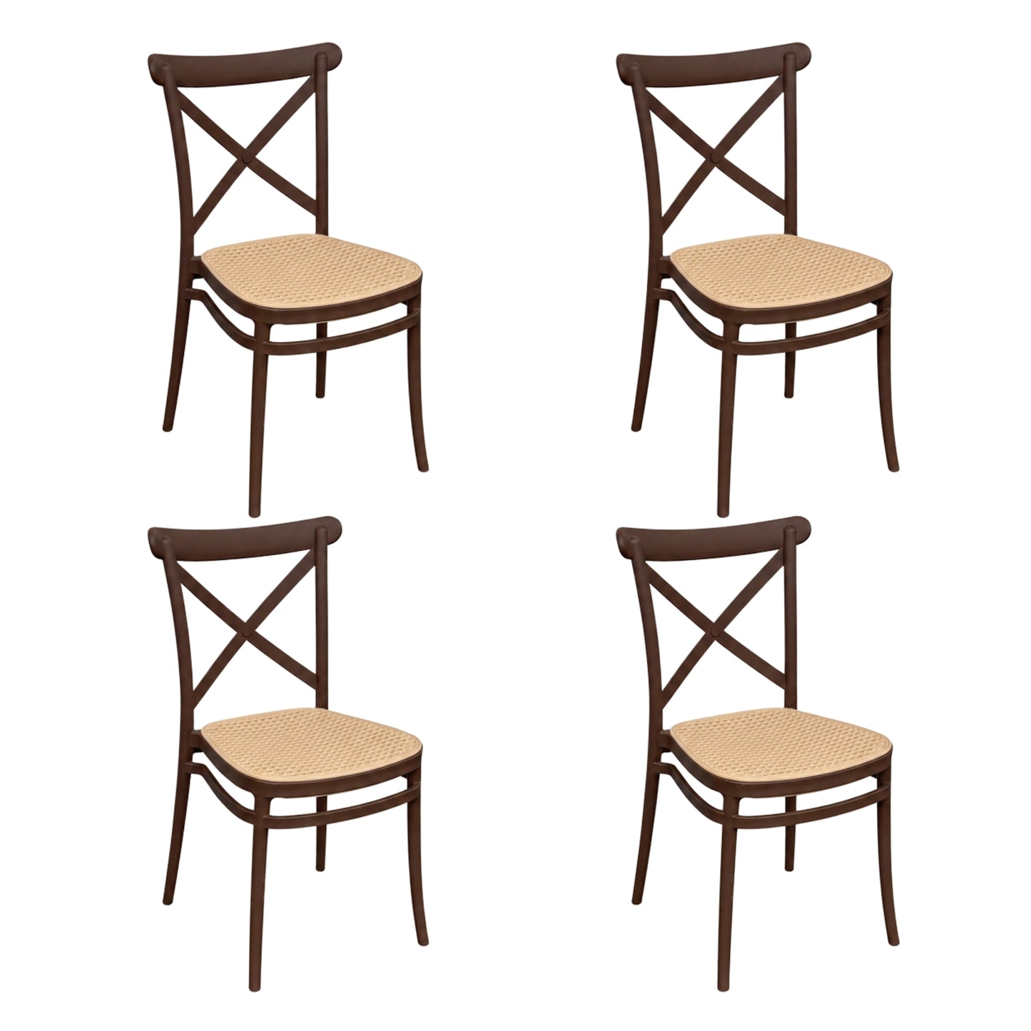 Silla Crossback Alis Tipo Mimbre