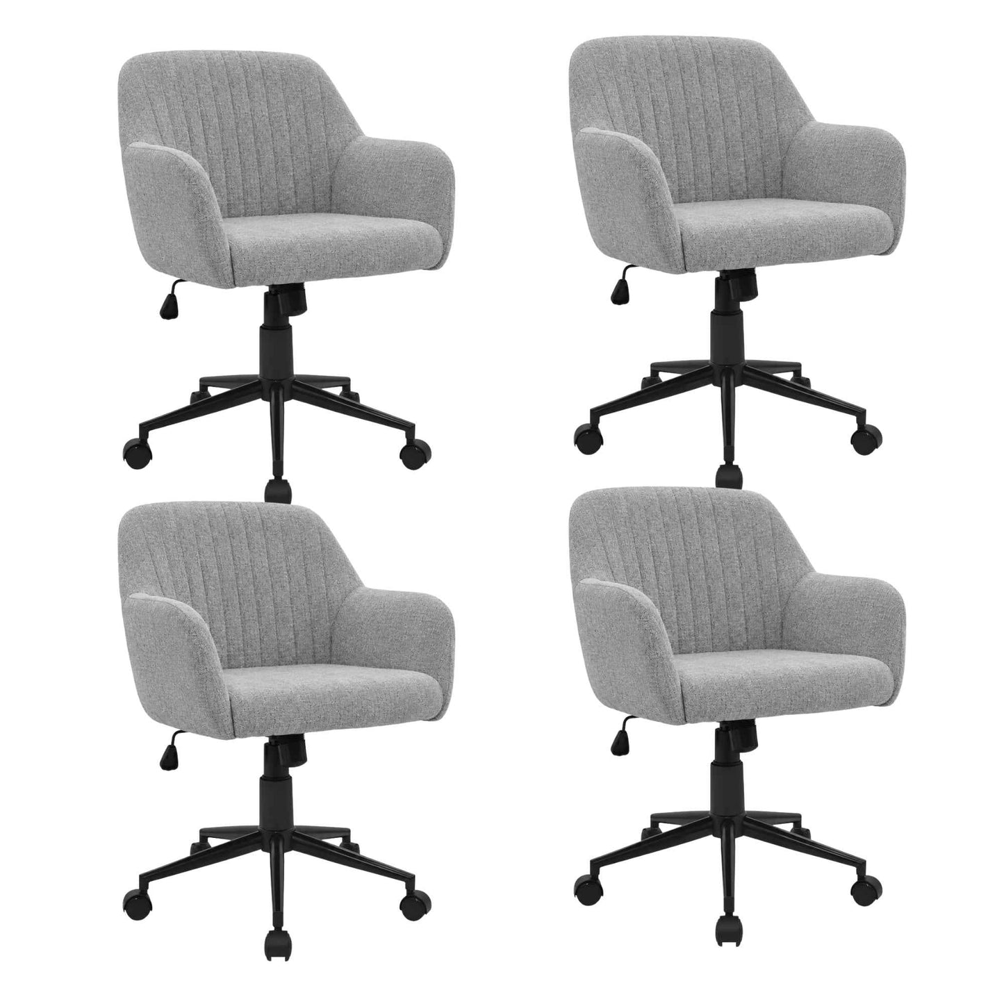 Silla Diseño Giratoria Vamp En Tela Tresor
