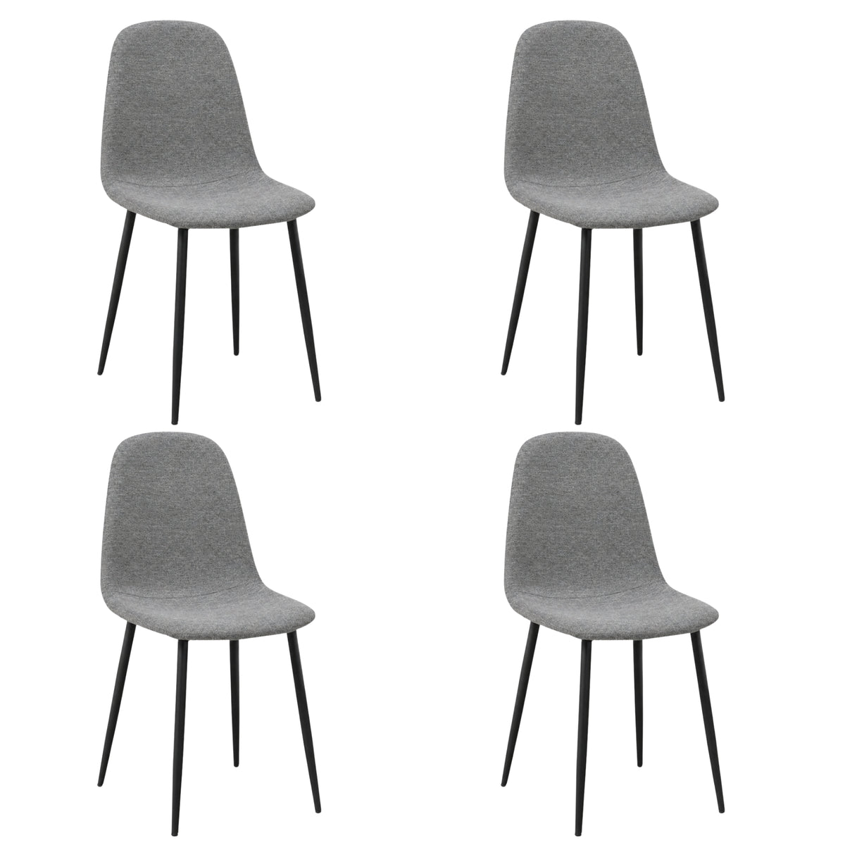 Silla De Diseño Domi Con Patas Metálicas