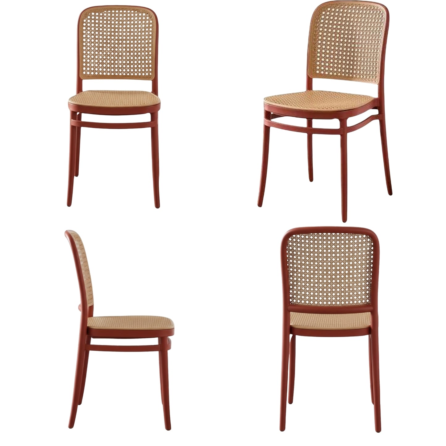 Silla En Polipropileno Solea Redonda Tipo Mimbre