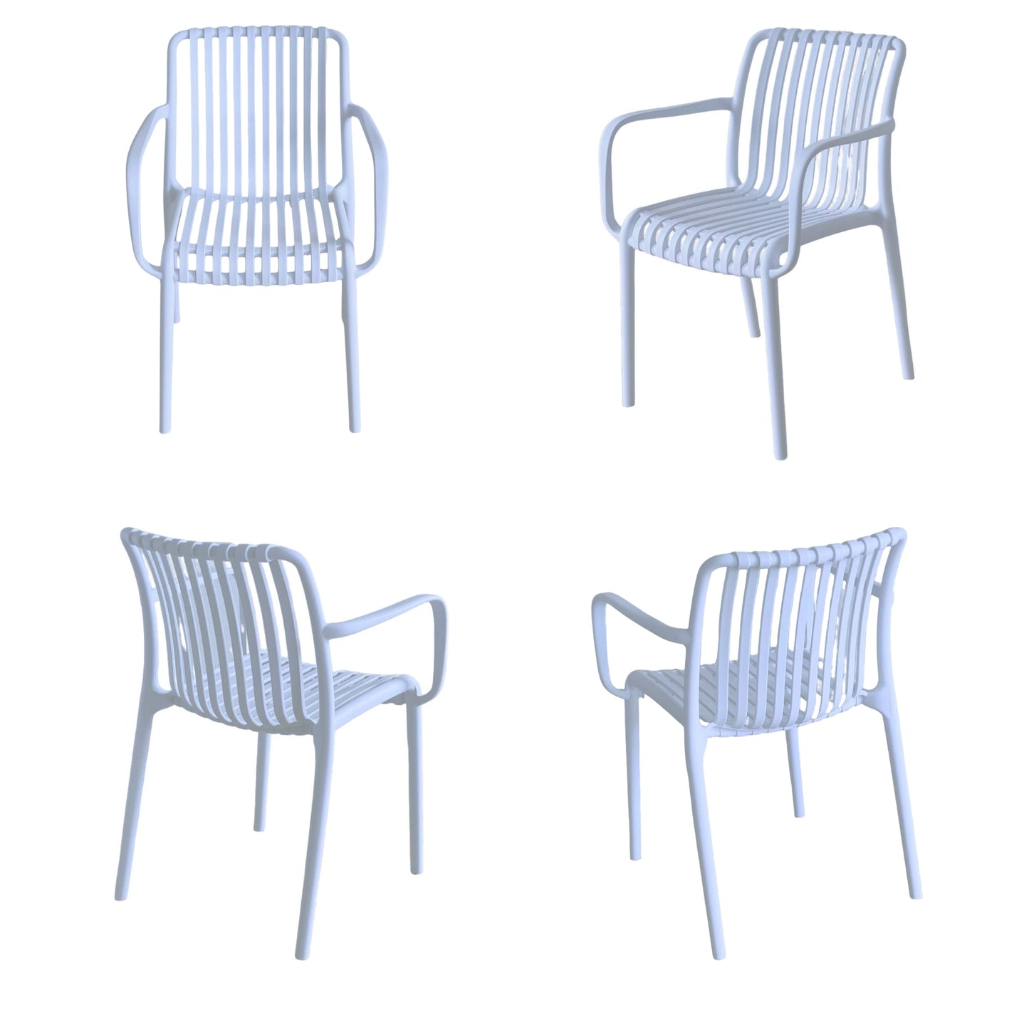 Silla Bistro En Polipropileno Con Brazo y Filtro UV