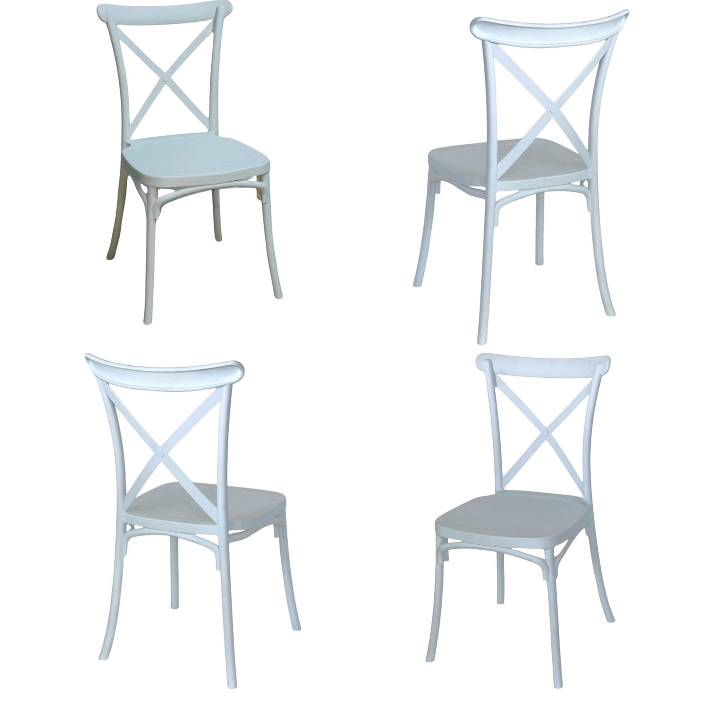 Silla En Polipropileno Tipo Crossback