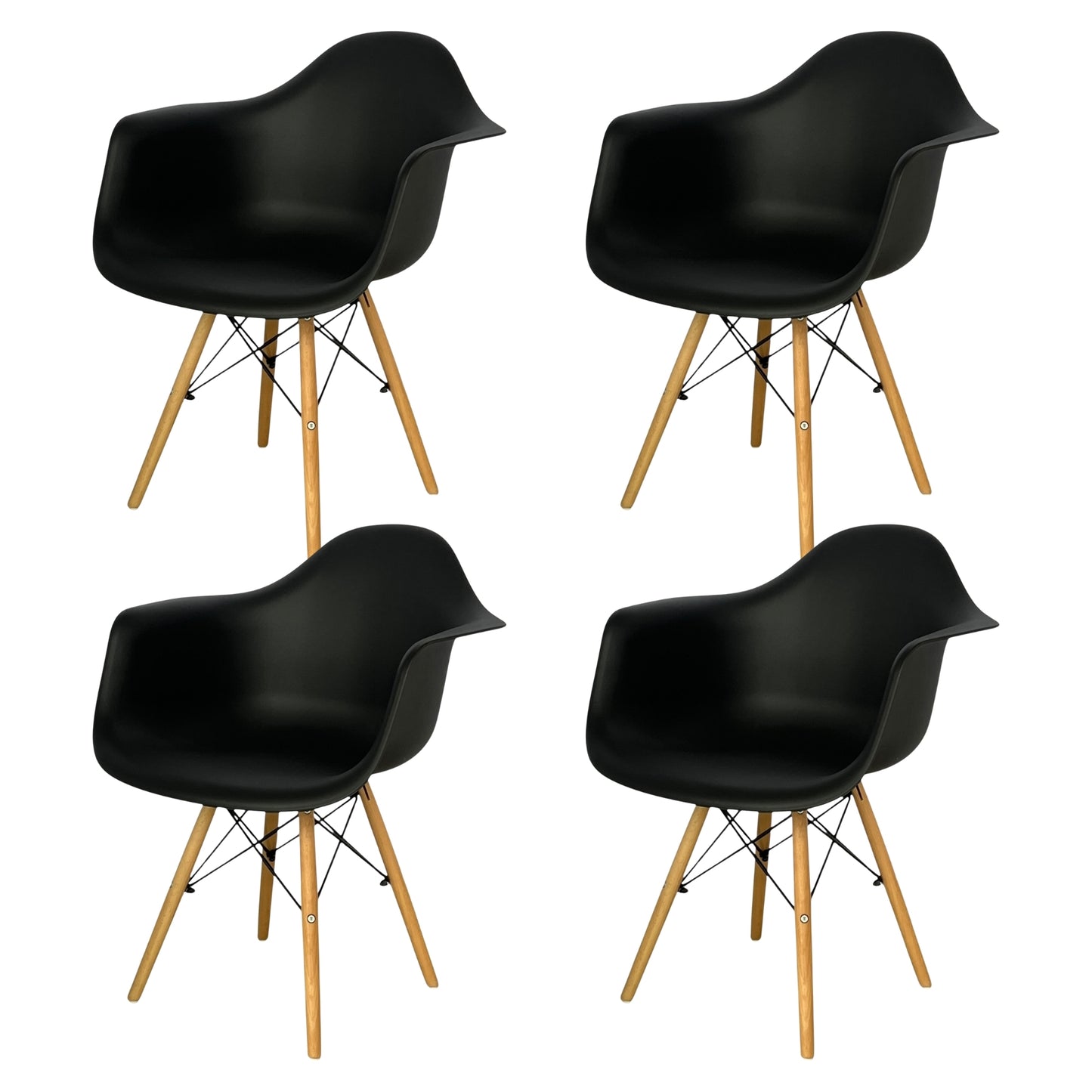 Silla De Diseño Eames Con Brazos