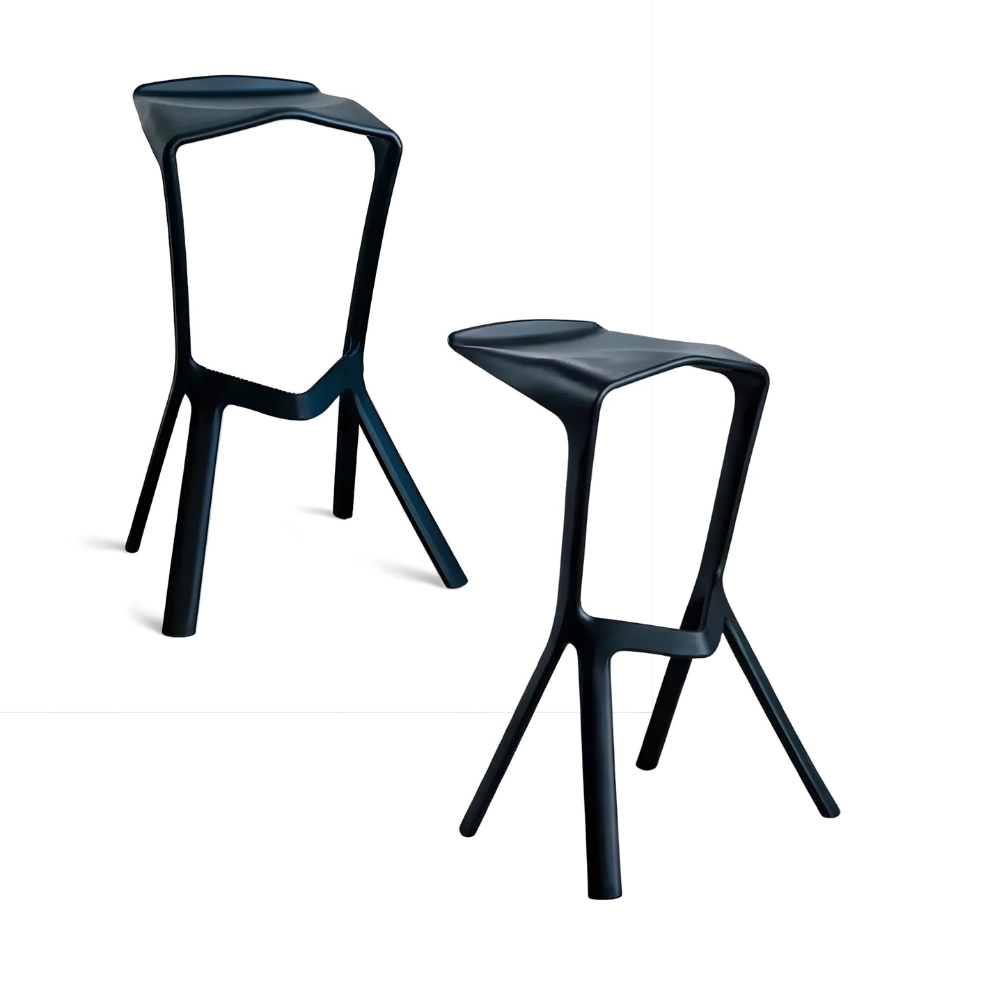 Set de taburetes Miura rojos para negocio, cafetería o compra mayorista