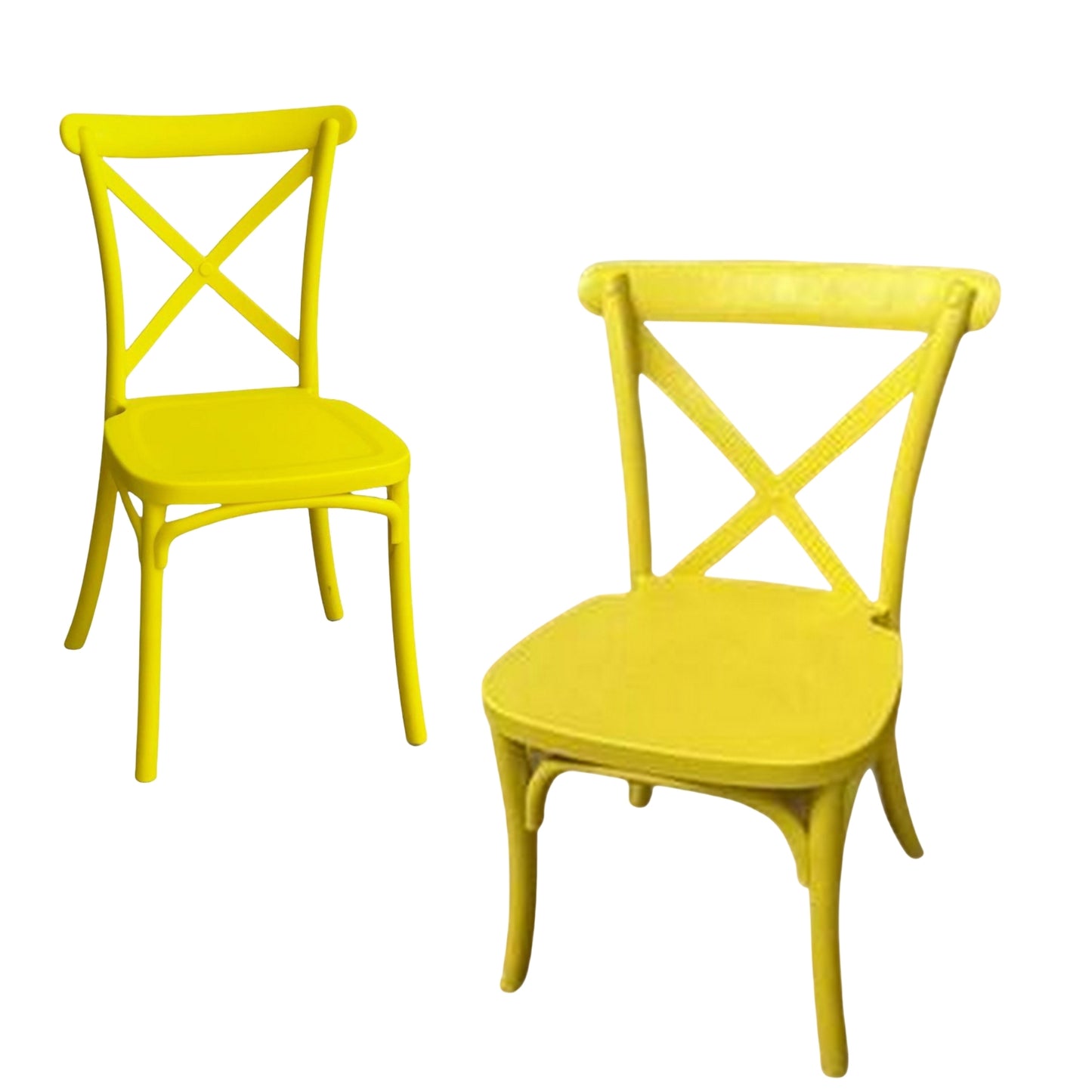 Silla Tipo Crossback En Polipropileno Para Niños
