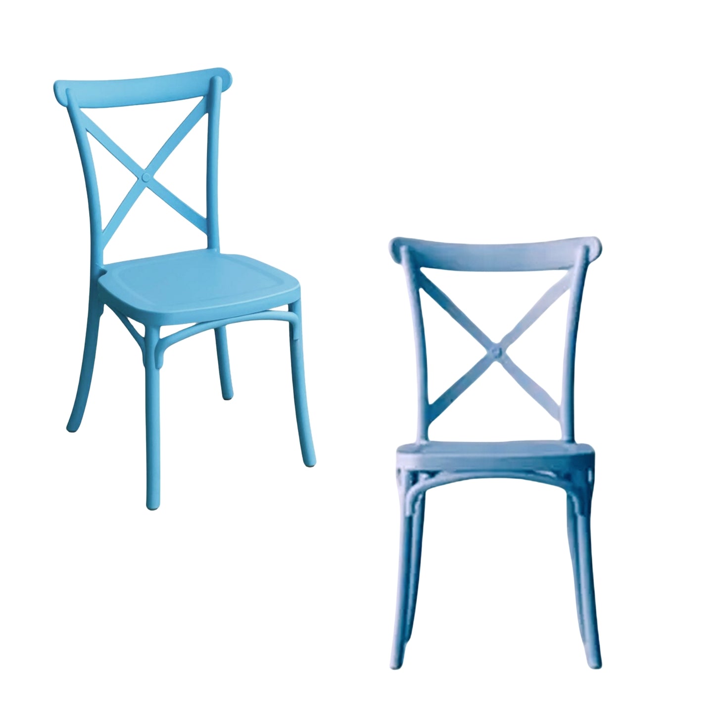 Silla Tipo Crossback En Polipropileno Para Niños