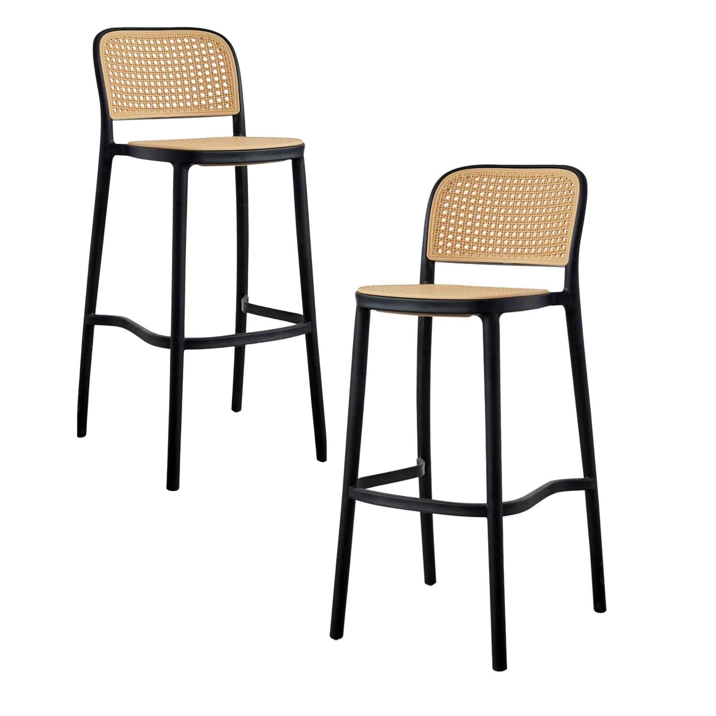 Set de sillas de barra Solea en polipropileno para restaurante y negocio