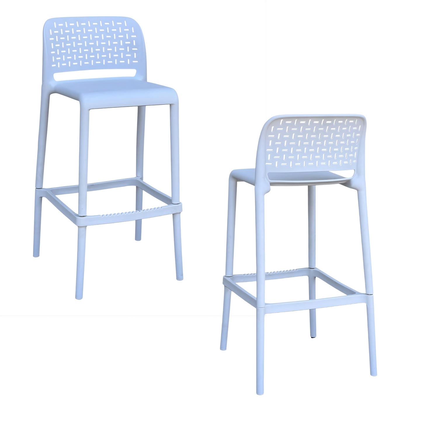 Butaco Alto Con Respaldo Calado