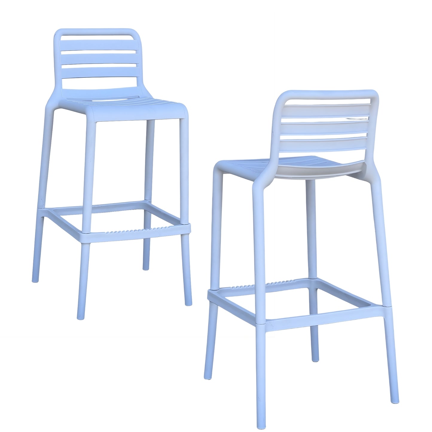 Butaco Alto Con Respaldo Listado