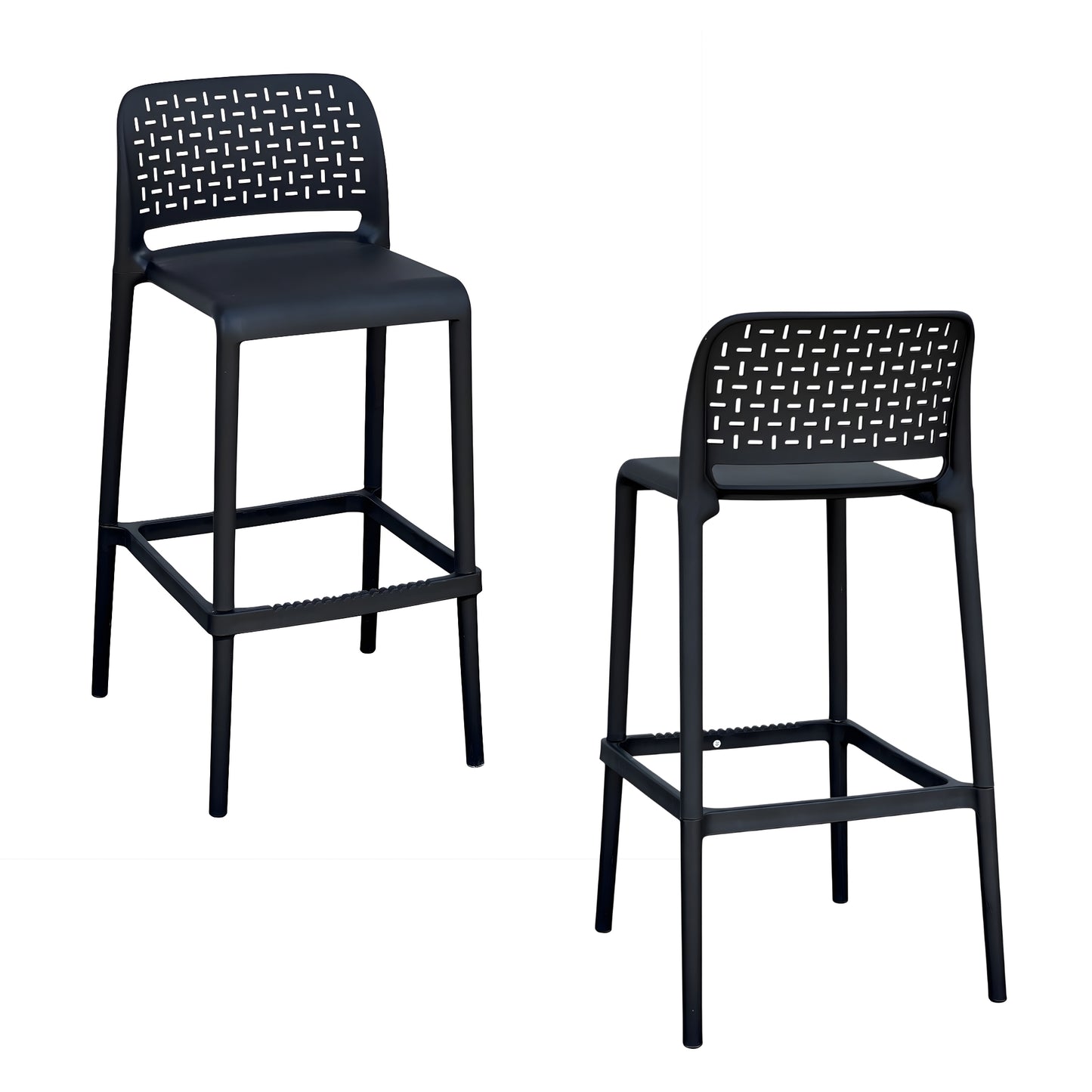 Butaco Alto Con Respaldo Calado