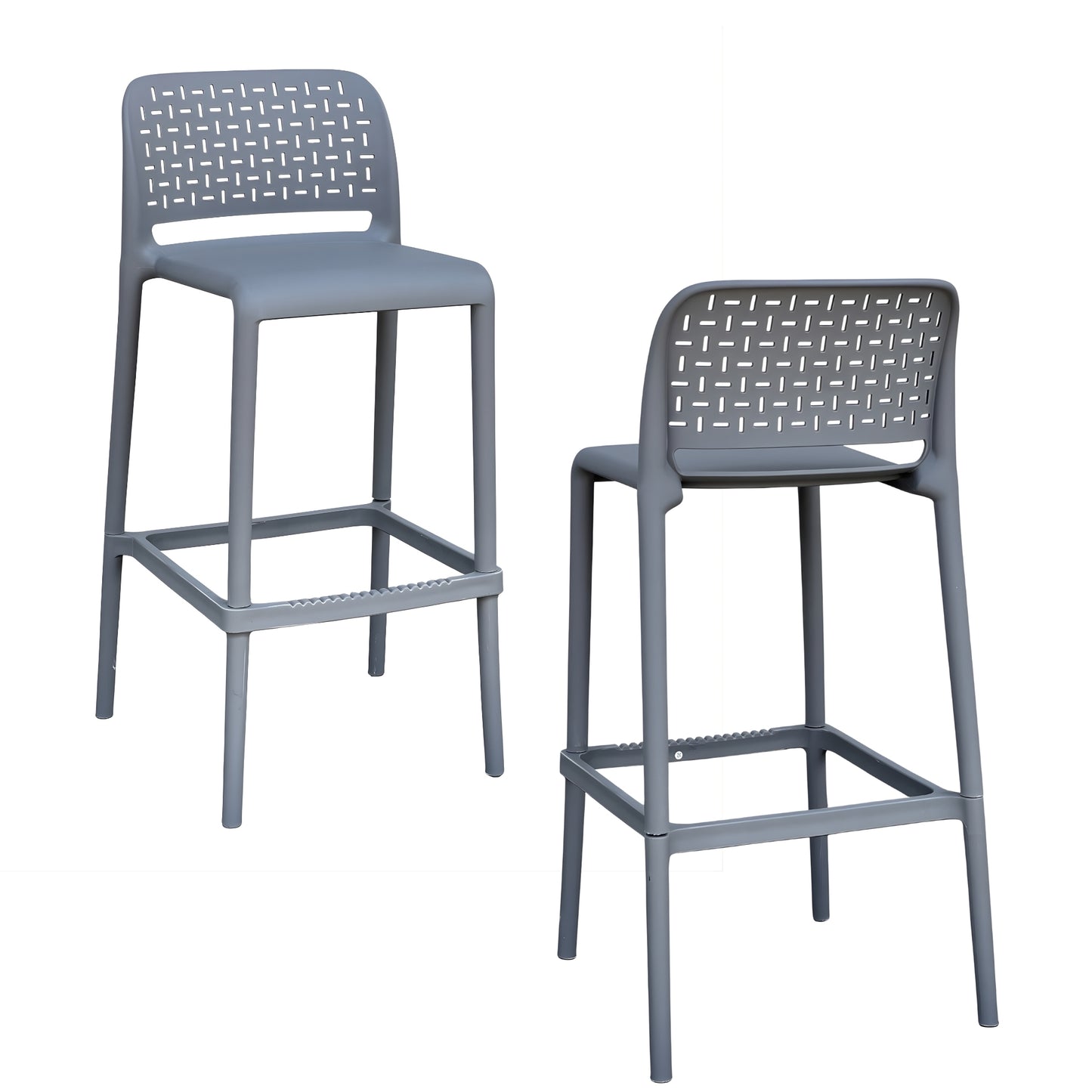 Butaco Alto Con Respaldo Calado