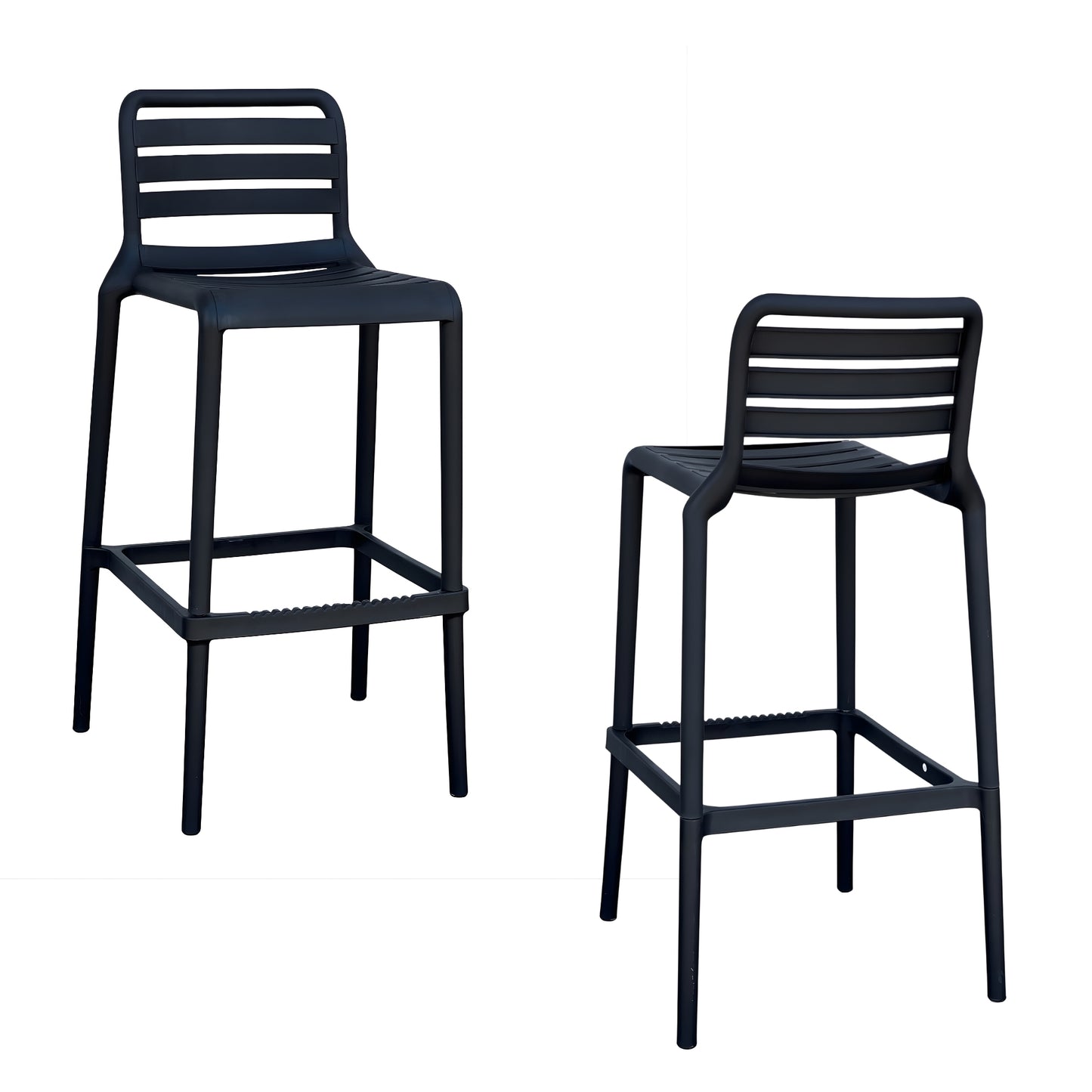 Butaco Alto Con Respaldo Listado