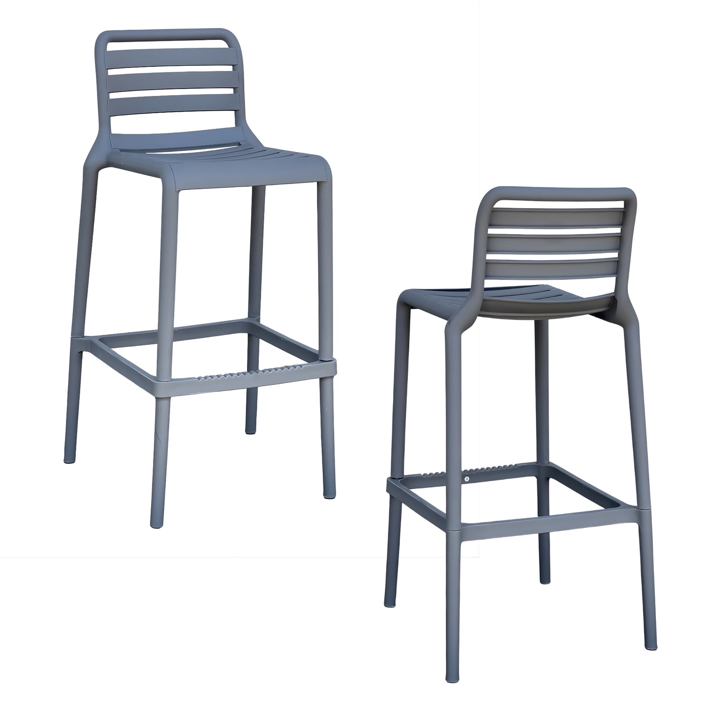 Butaco Alto Con Respaldo Listado