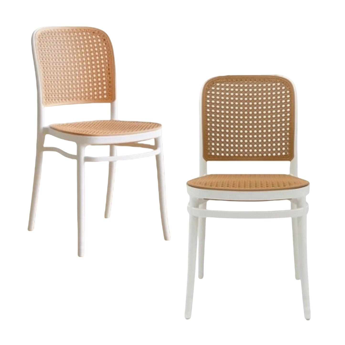 Silla En Polipropileno Solea Redonda Tipo Mimbre