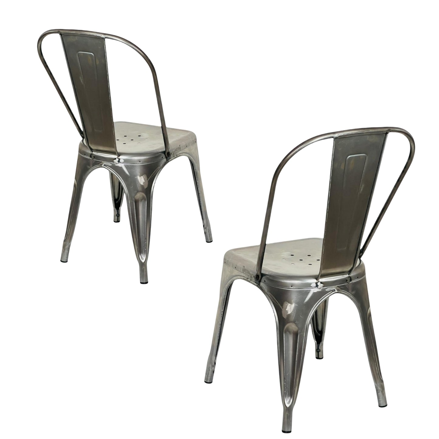 Silla Metálica Industrial Tolix Sin Pintar