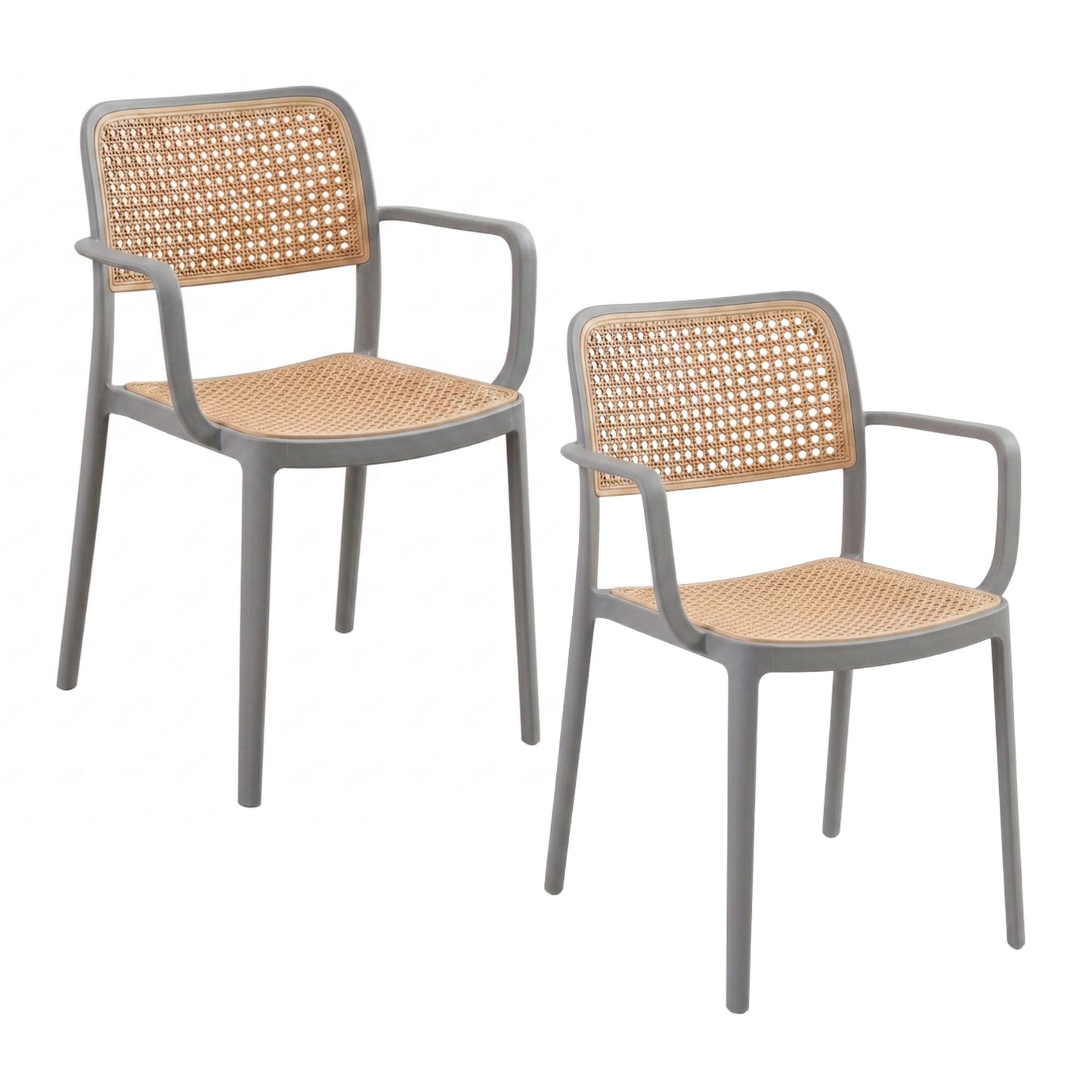 Silla Solea con brazos en ambiente de comedor para hogar y apartamento