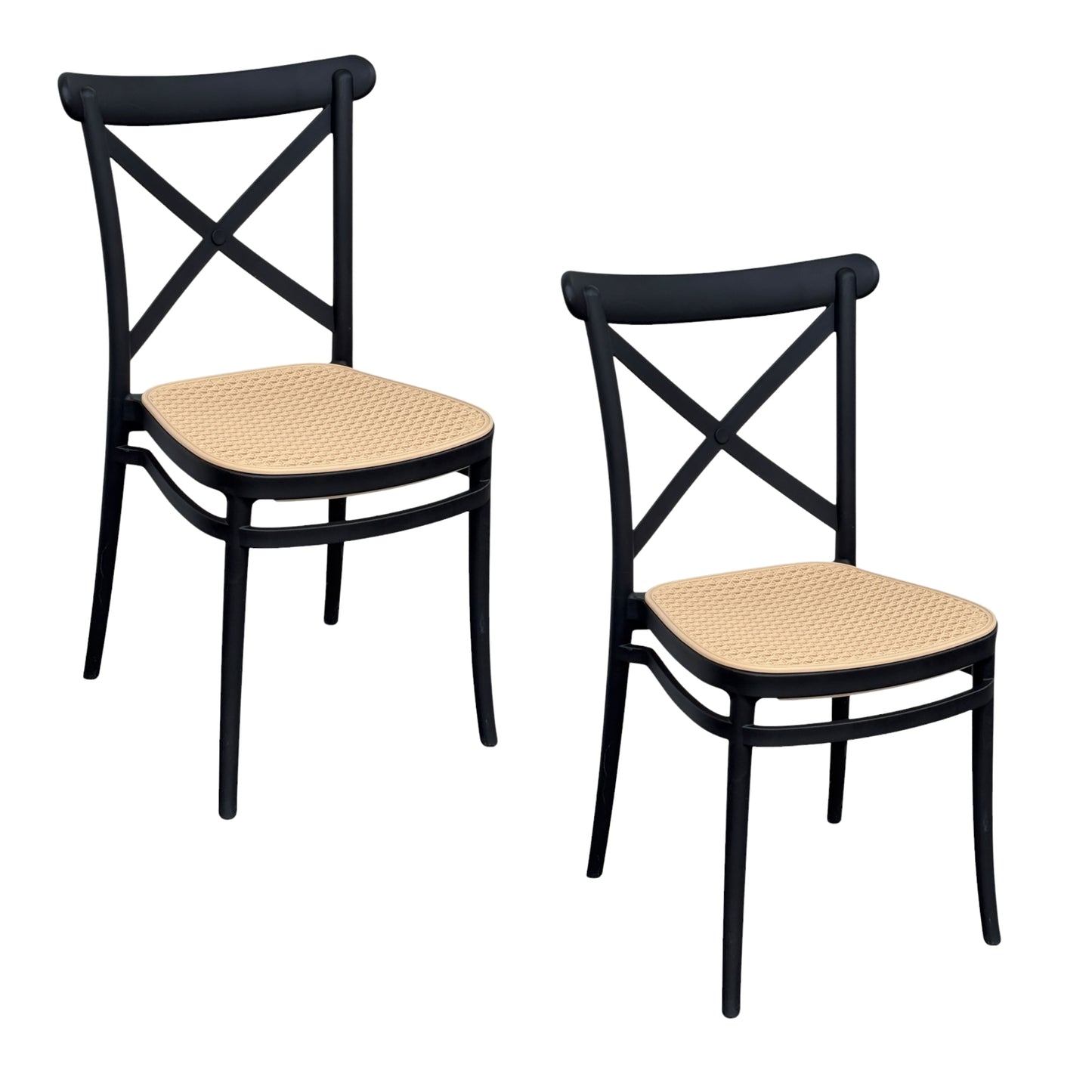 Silla Crossback Alis Tipo Mimbre