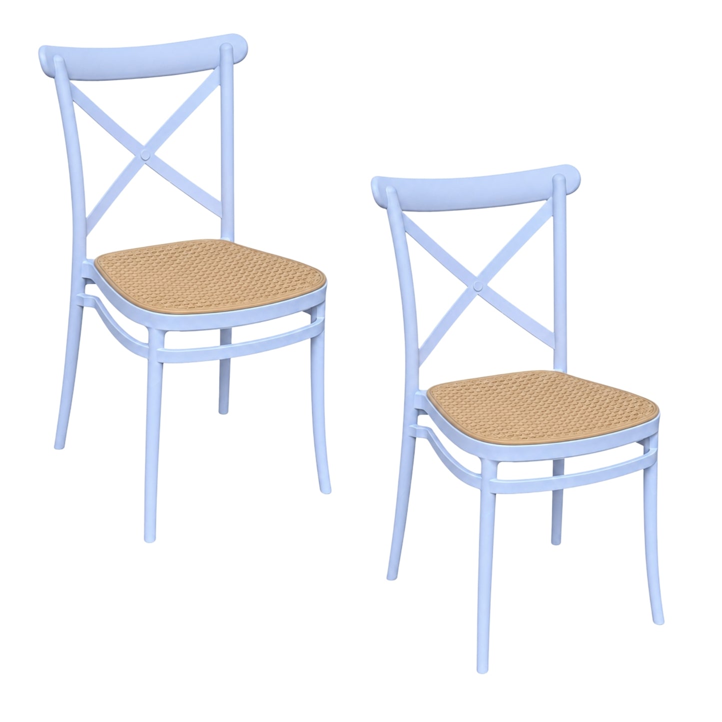 Silla Crossback Alis Tipo Mimbre