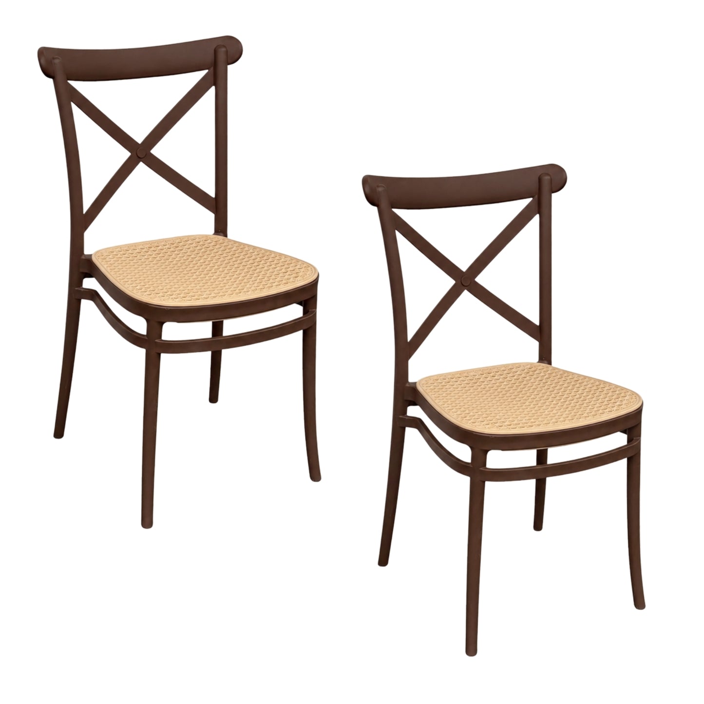 Silla Crossback Alis Tipo Mimbre