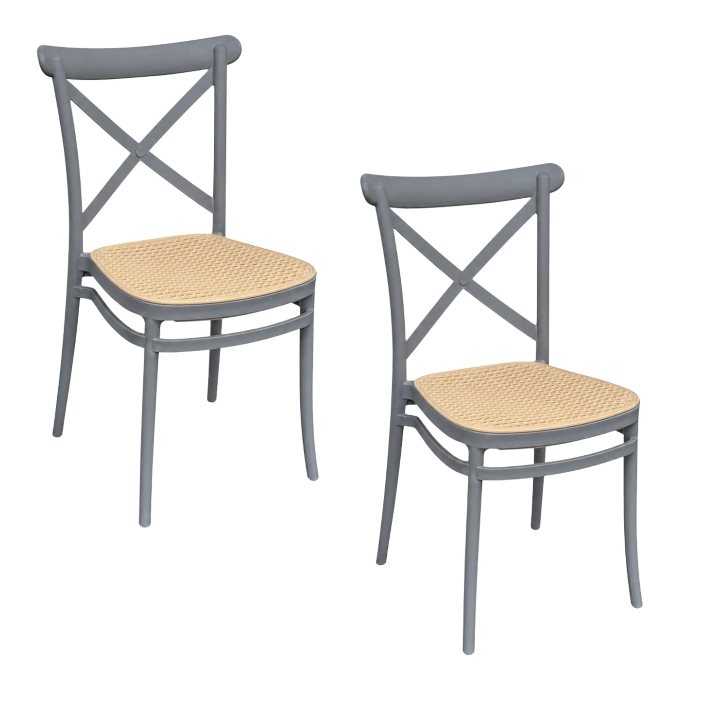 Silla Crossback Alis Tipo Mimbre