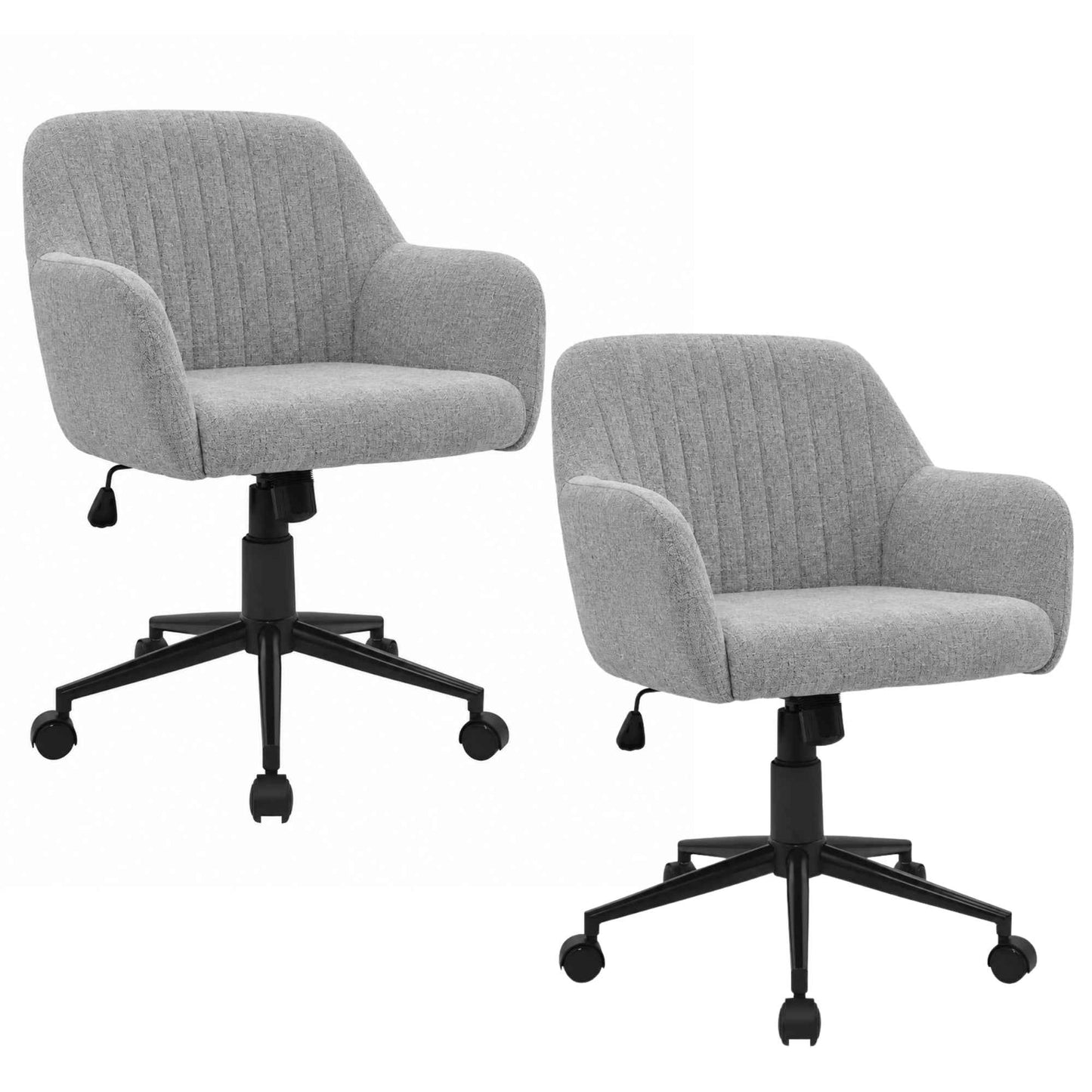 Silla Diseño Giratoria Vamp En Tela Tresor