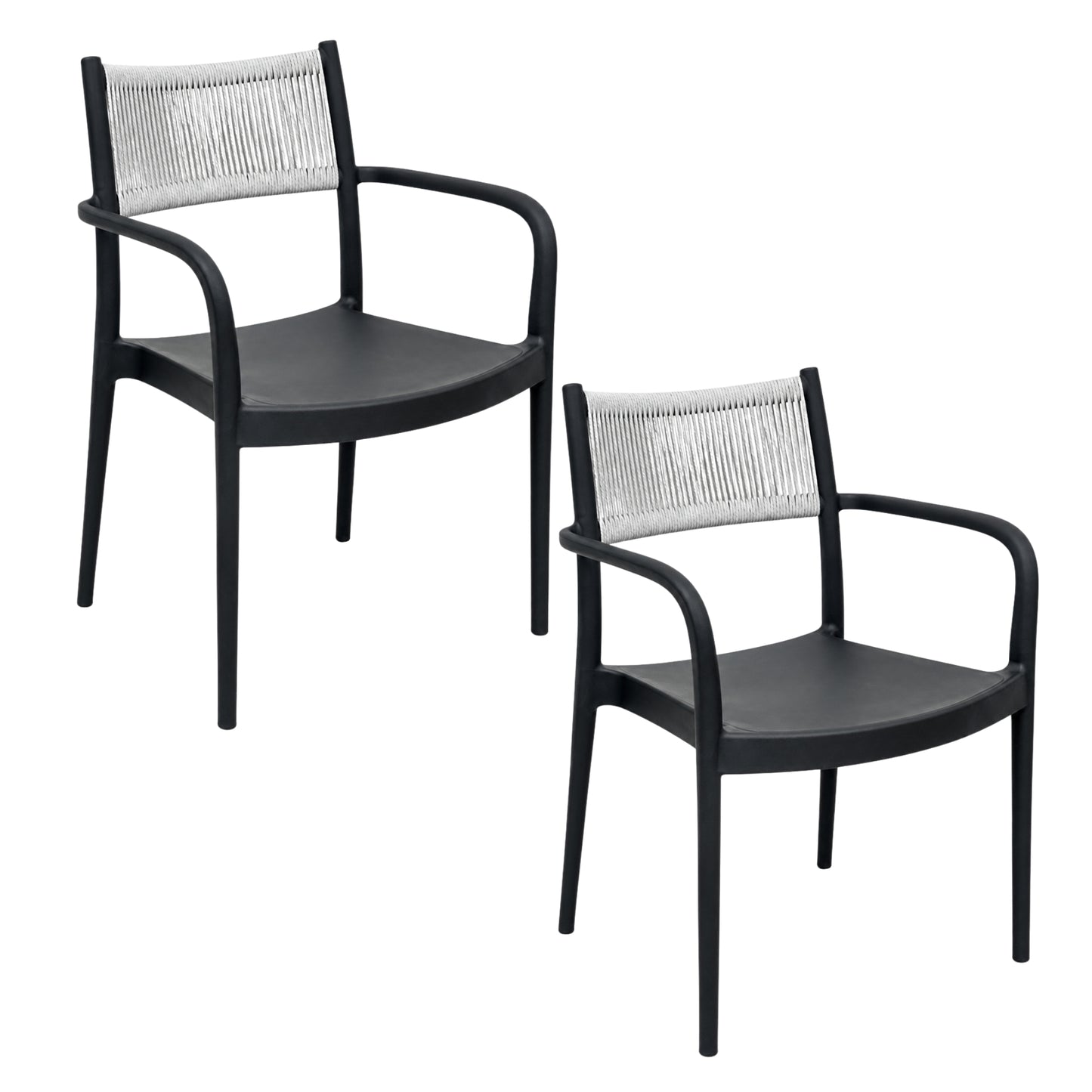 Silla Baru Con Brazos Y Espaldar Mallado