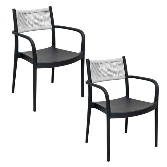 Silla Baru Con Brazos Y Espaldar Mallado