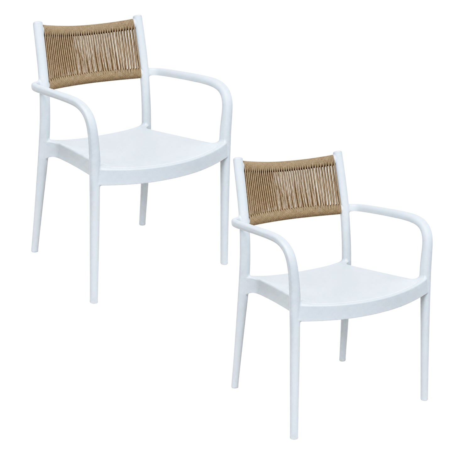 Silla Baru Con Brazos Y Espaldar Mallado