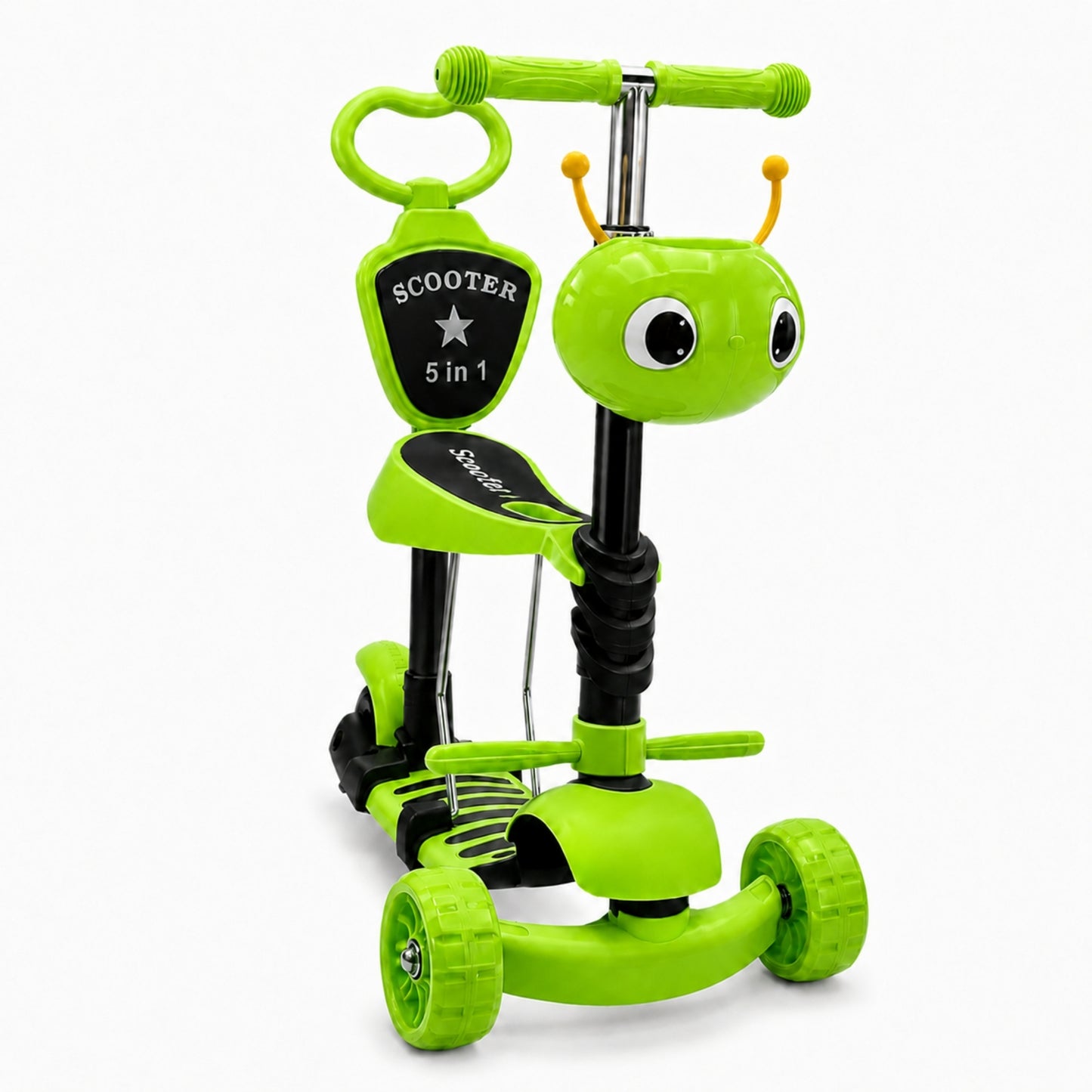 Scooter 5 En 1, 3 Ruedas Y Base Antideslizante