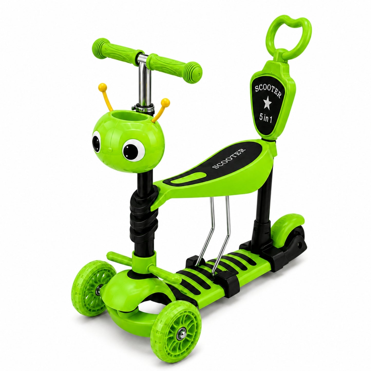 Scooter 5 En 1, 3 Ruedas Y Base Antideslizante