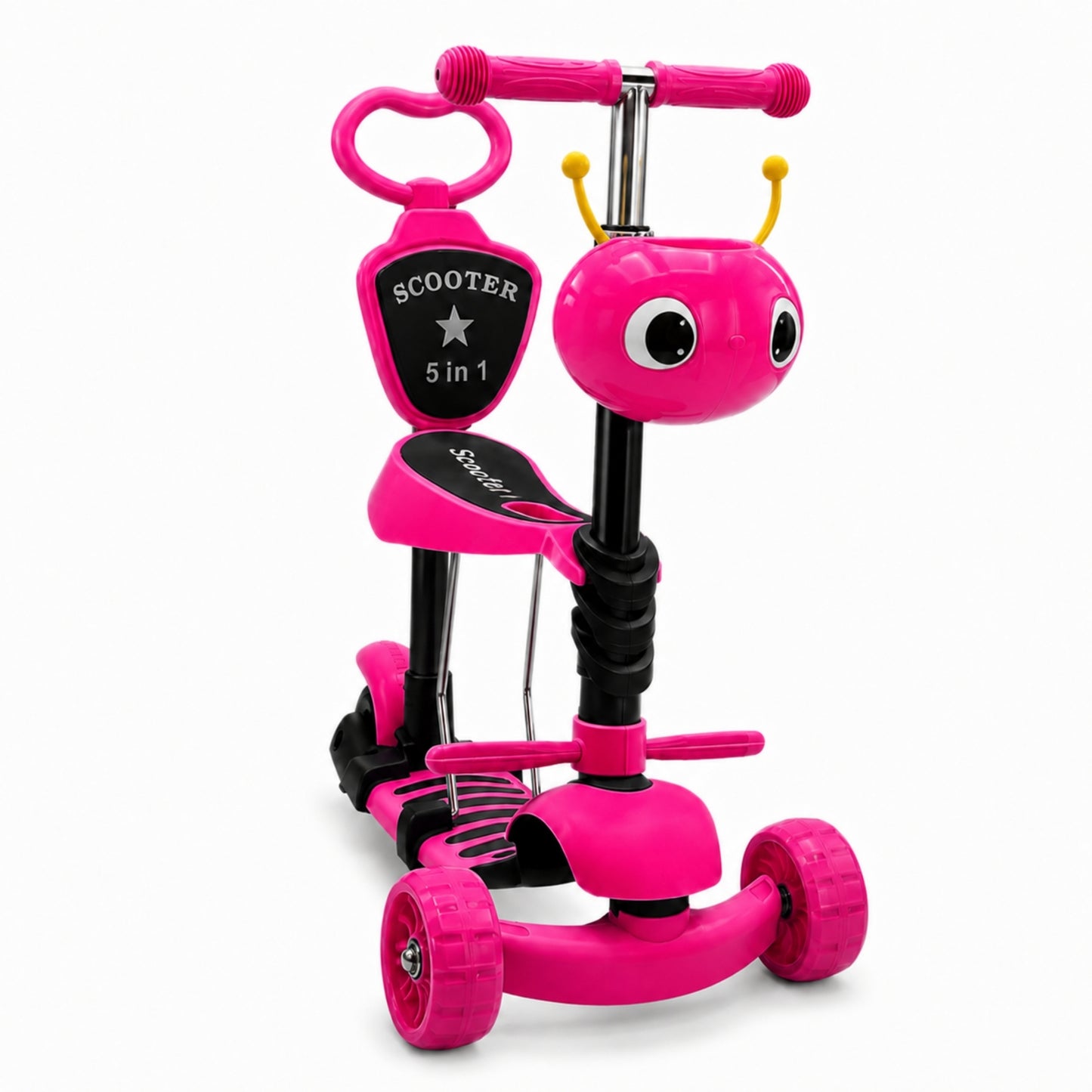 Scooter 5 En 1, 3 Ruedas Y Base Antideslizante